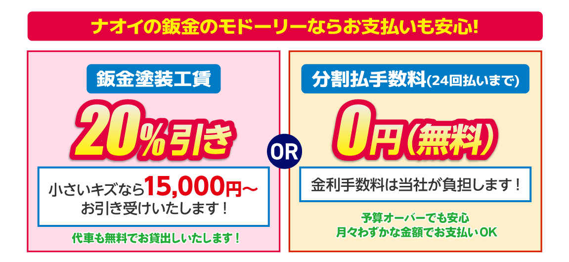 下妻市・筑西市のキズヘコミ修理は鈑金のモドーリー 下妻店におまかせください。